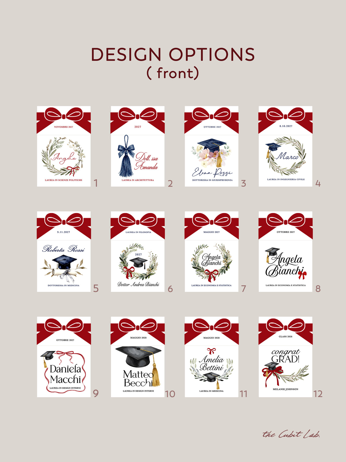 Personalized Graduation Favors Box – DIY Kit 10