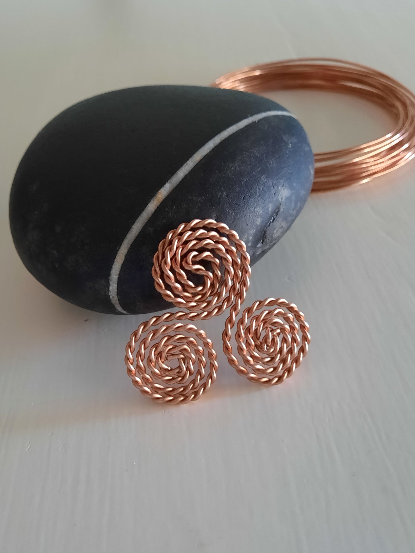 Hand-Made Pure Copper Triskelion